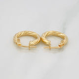Candongas Mary 1.65 g / 3/4 in Oro Amarillo 18K