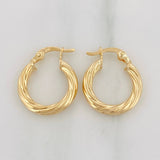 Candongas Mary 1.65 g / 3/4 in Oro Amarillo 18K
