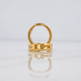 Candongas Carril 1.15 g / 1/2 in Oro Amarillo 18K