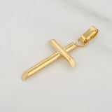 Dije Cruz 0.85 g / 1 1/2 in Oro Amarillo 18K