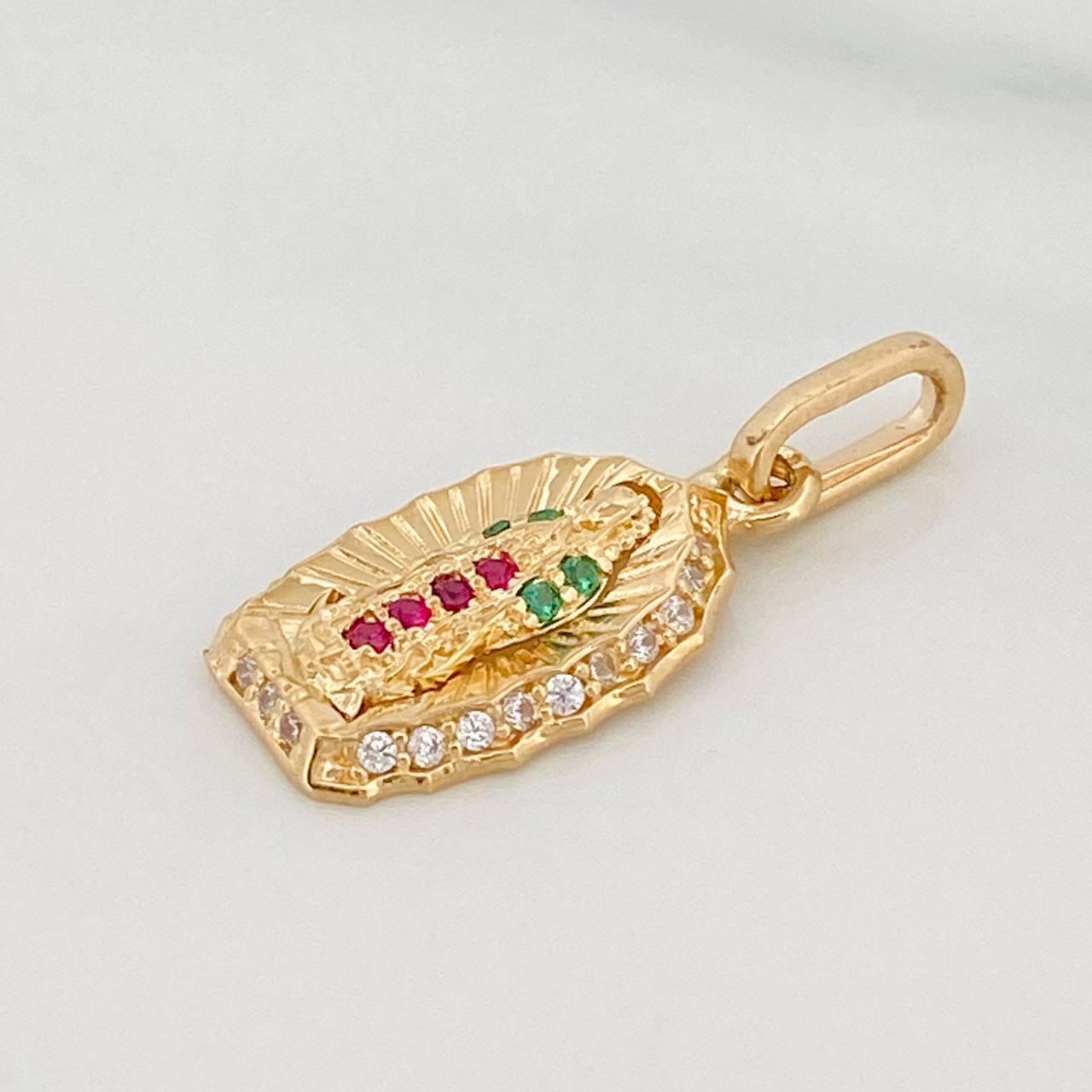 Dije Virgen Guadalupe 1.35 g / 3/4 in Oro Amarillo 18K