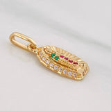 Dije Virgen Guadalupe 1.35 g / 3/4 in Oro Amarillo 18K