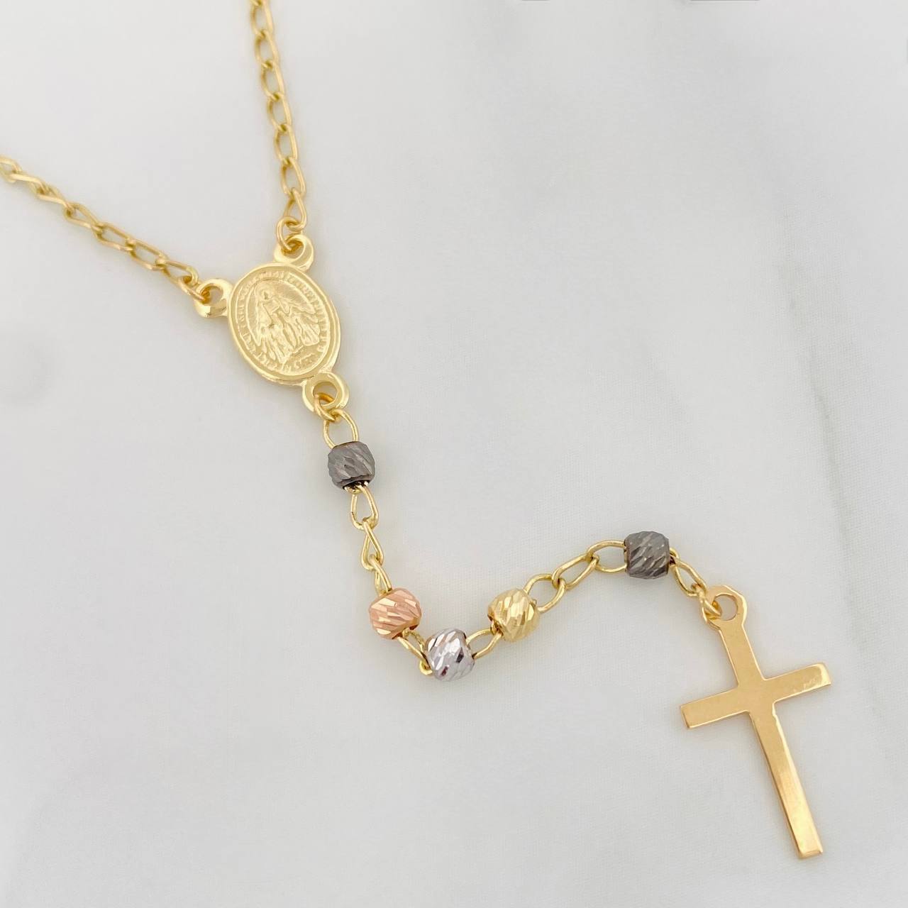 Rosario Virgen Milagrosa 5.95 g / 20 3/4 in / 2.58 mm Tres Oros 18K