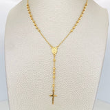 Miraculous Virgin Rosary 5.85g / 22 in / 3mm Yellow Gold 18K
