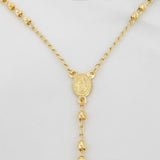 Miraculous Virgin Rosary 5.85g / 22 in / 3mm Yellow Gold 18K