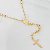 Miraculous Virgin Rosary 5.75g / 22 in / 3mm Yellow Gold 18K