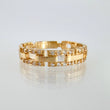 Anillo Cajón Tupido 2.6gr / T8 / Oro Amarillo 18K ©
