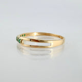 Hollow Channel Ring 0.9g / T5 3/4 / 18K Yellow Gold