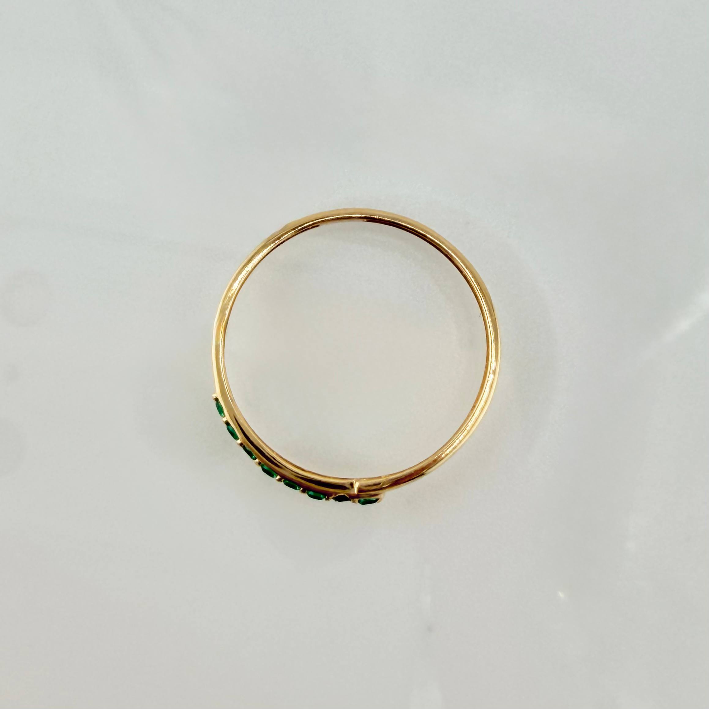 Hollow Channel Ring 0.9g / T6 1/4 / 18K Yellow Gold