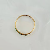 Hollow Channel Ring 0.9g / T6 1/4 / 18K Yellow Gold