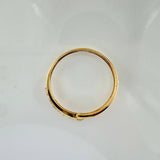Hollow Channel Ring 0.95g / T7 1/4 / 18K Yellow Gold