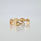 Anillo GC 1.55gr / T4 3/4 / Tres Oros 18K *
