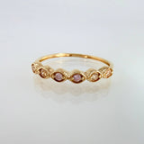 Anillo Linea Ojos 1.1gr / T6 / Oro Amarillo 18K *