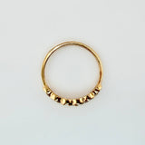 Anillo Linea Ojos 1.1gr / T6 / Oro Amarillo 18K *