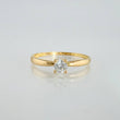 Anillo Solitario 1.05gr / T6 1/2 / Oro Amarillo 18K *