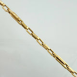 Pulso Cajón Tribal 6.35gr / 8 1/2 in / 4.8mm Oro Amarillo +4 18K ©