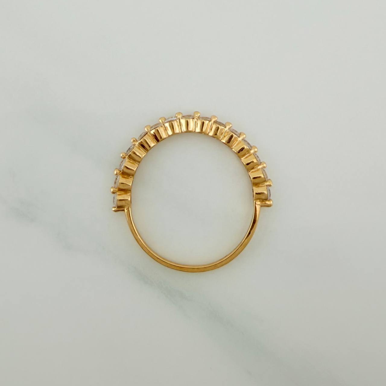 Anillo Churumbela 1.8gr / T6 3/4 / 3/4 in / Oro Amarillo 18K $