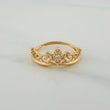 Anillo Corona 1.8gr / T6 3/4 / 3/4 in / Oro Amarillo 18K $