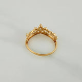 Anillo Corona 1.8gr / T6 3/4 / 3/4 in / Oro Amarillo 18K $