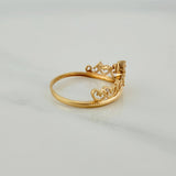Anillo Corona 1.8gr / T6 3/4 / 3/4 in / Oro Amarillo 18K $