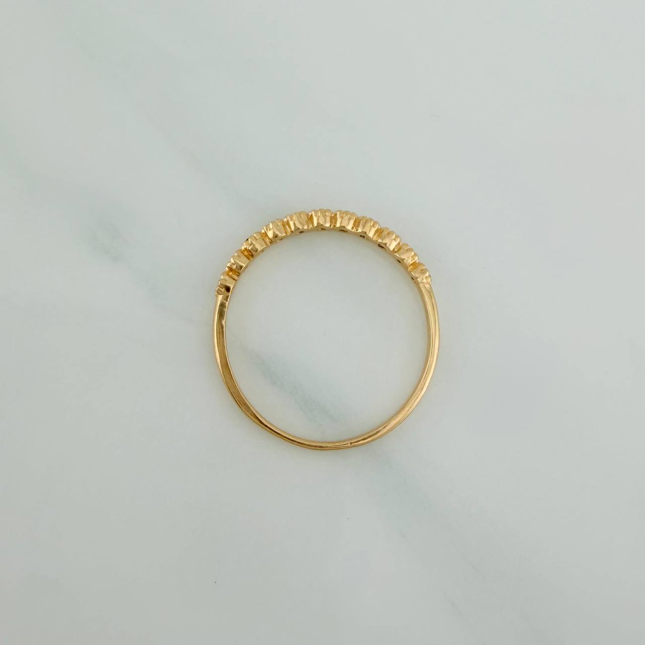 Anillo Churumbela 1.55gr / T7 3/4 / 3/4 in / Oro Amarillo 18K $