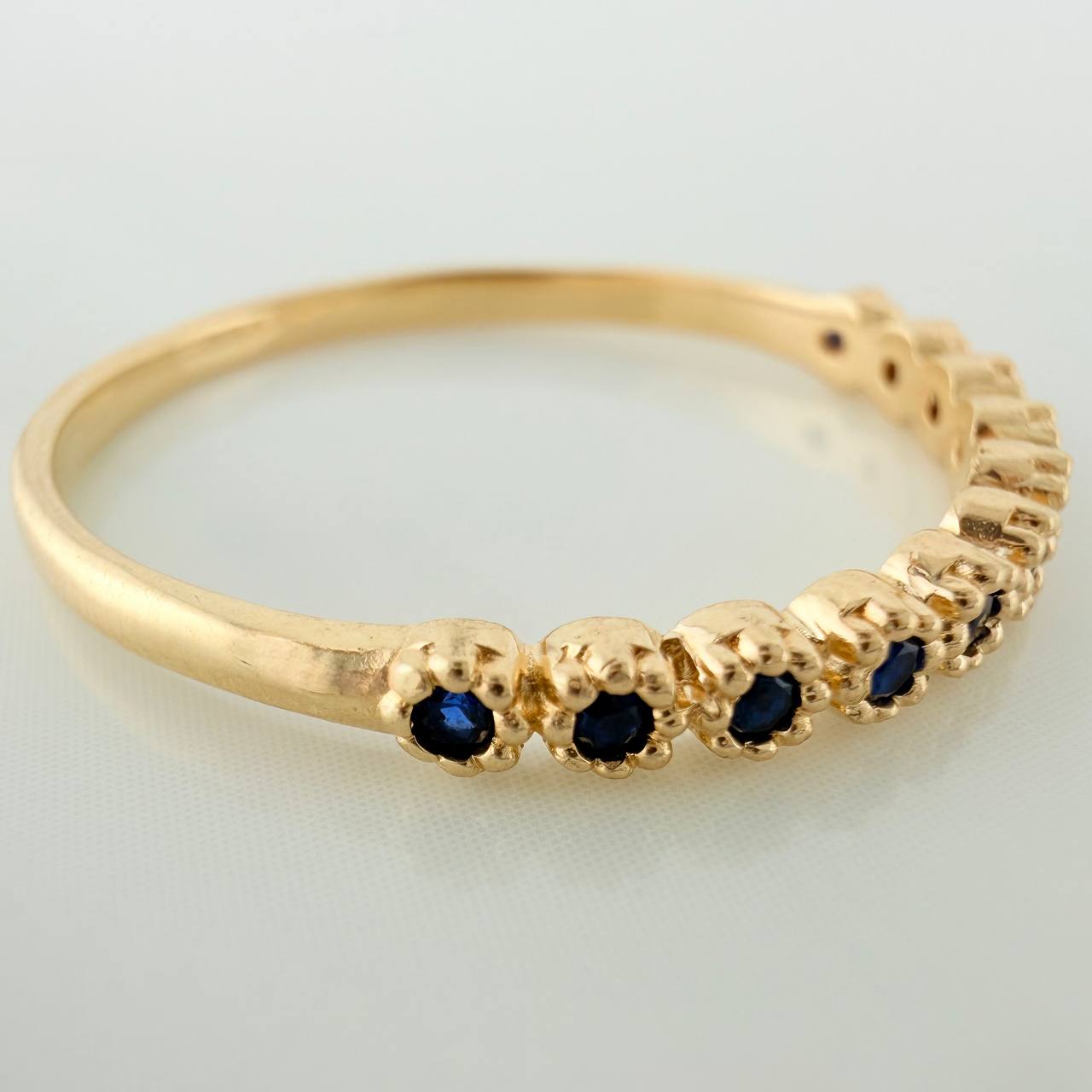 Anillo Churumbela 1.55gr / T7 3/4 / 3/4 in / Oro Amarillo 18K $