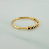 Anillo Churumbela 1.55gr / T7 3/4 / 3/4 in / Oro Amarillo 18K $