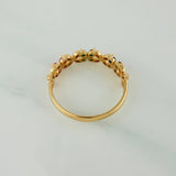 Anillo Flores 2.15gr / T7 1/4 / 3/4 in / Oro Amarillo 18K $