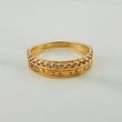 Anillo Churumbela Tribal 2.7gr / T5 3/4 / 3/4 in / Oro Amarillo 18K $