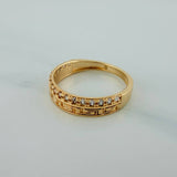 Anillo Churumbela Tribal 2.7gr / T5 3/4 / 3/4 in / Oro Amarillo 18K $