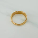Anillo Churumbela Tribal 2.7gr / T5 3/4 / 3/4 in / Oro Amarillo 18K $