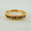 Anillo Churumbela 2.7gr / T7 1/2 / 3/4 in / Oro Amarillo 18K $