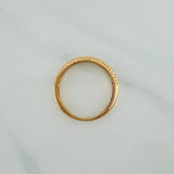 Anillo Churumbela 2.7gr / T7 1/2 / 3/4 in / Oro Amarillo 18K $