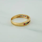 Anillo Churumbela 2.7gr / T7 1/2 / 3/4 in / Oro Amarillo 18K $