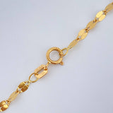 Mirror Flower Chain 2.15gr / 19.8in / 18K Gold +3 $