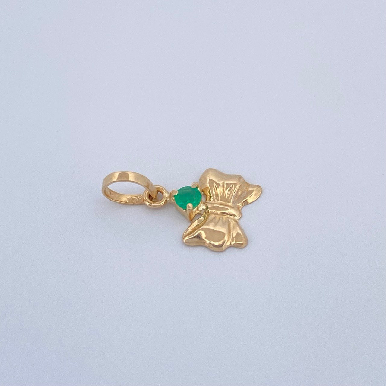 Pendant Bow Figure 0.3gr / 1/2 in / 18K Gold