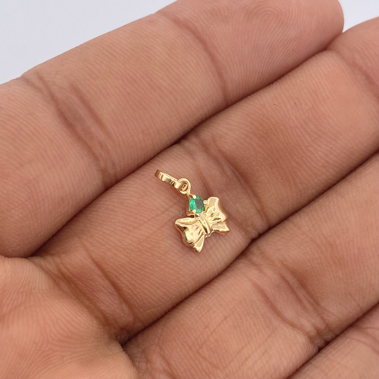 Pendant Bow Figure 0.3gr / 1/2 in / 18K Gold