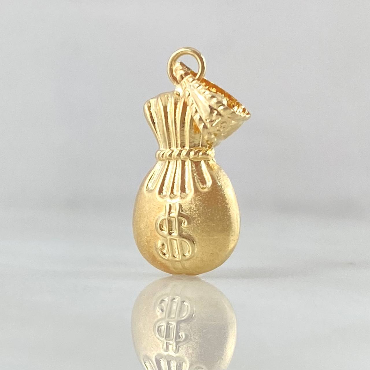 Dije Bolsa Dinero 0.85gr / 2.5cm / Oro 18K