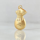 Dije Bolsa Dinero 0.85gr / 2.5cm / Oro 18K