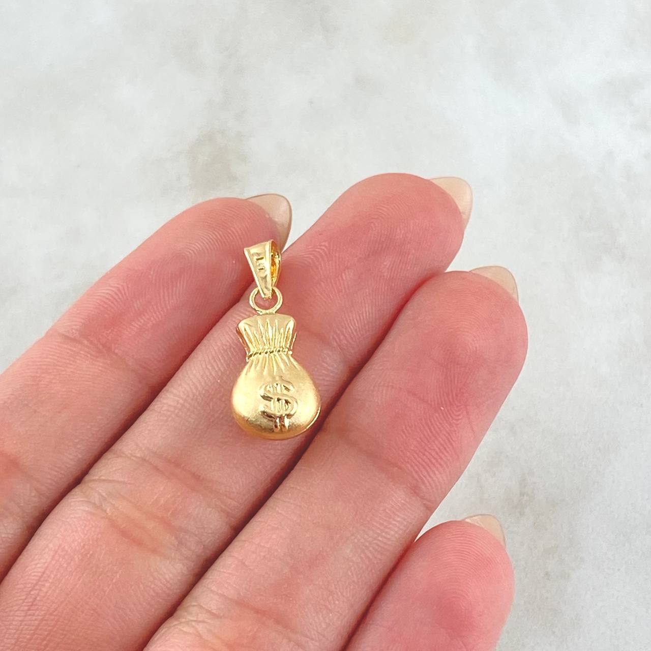 Pendant Money Bag 0.75gr / 2.2cm / 18K Gold