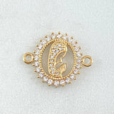 Herraje Virgen Maria 1.85gr / 2cm / Oro 18K