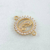 Herraje Virgen Maria 1.85gr / 2cm / Oro 18K