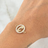 Herraje Virgen Maria 1.85gr / 2cm / Oro 18K