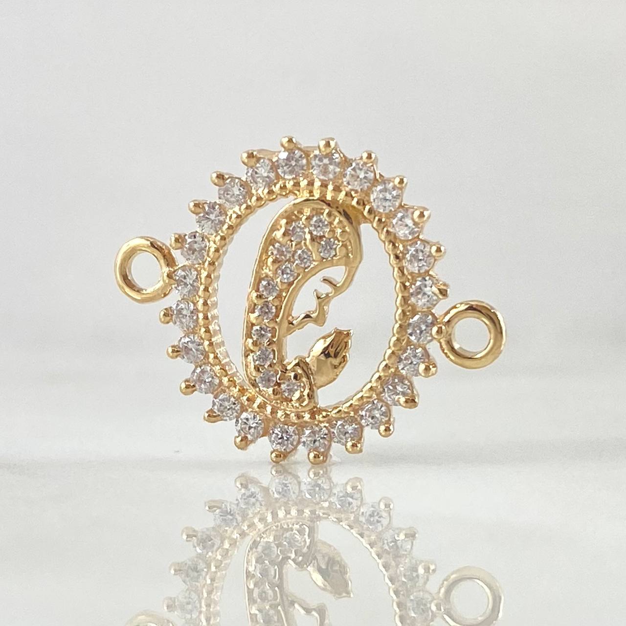 Herraje Virgen Maria 1.85gr / 2cm / Oro 18K