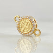Herraje San Benito 1.8gr / 1.5cm / Oro 18K *