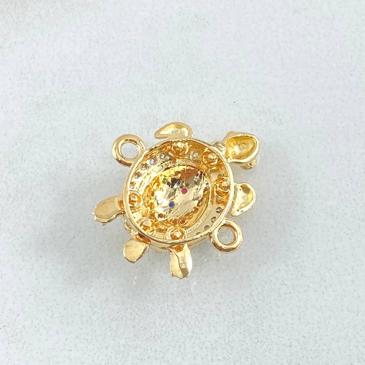Herraje Tortuga Movil 2.65gr / 1.6cm / Oro 18K