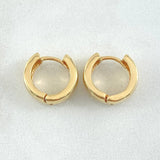 Hoop Earrings Polished 3.95gr / 1.3cm (0.5in) / 18K Gold