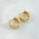 Plain Hoop Earrings 3.85gr / 1.3cm / 18K Gold