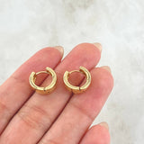 Hoop Earrings Polished 3.95gr / 1.3cm (0.5in) / 18K Gold
