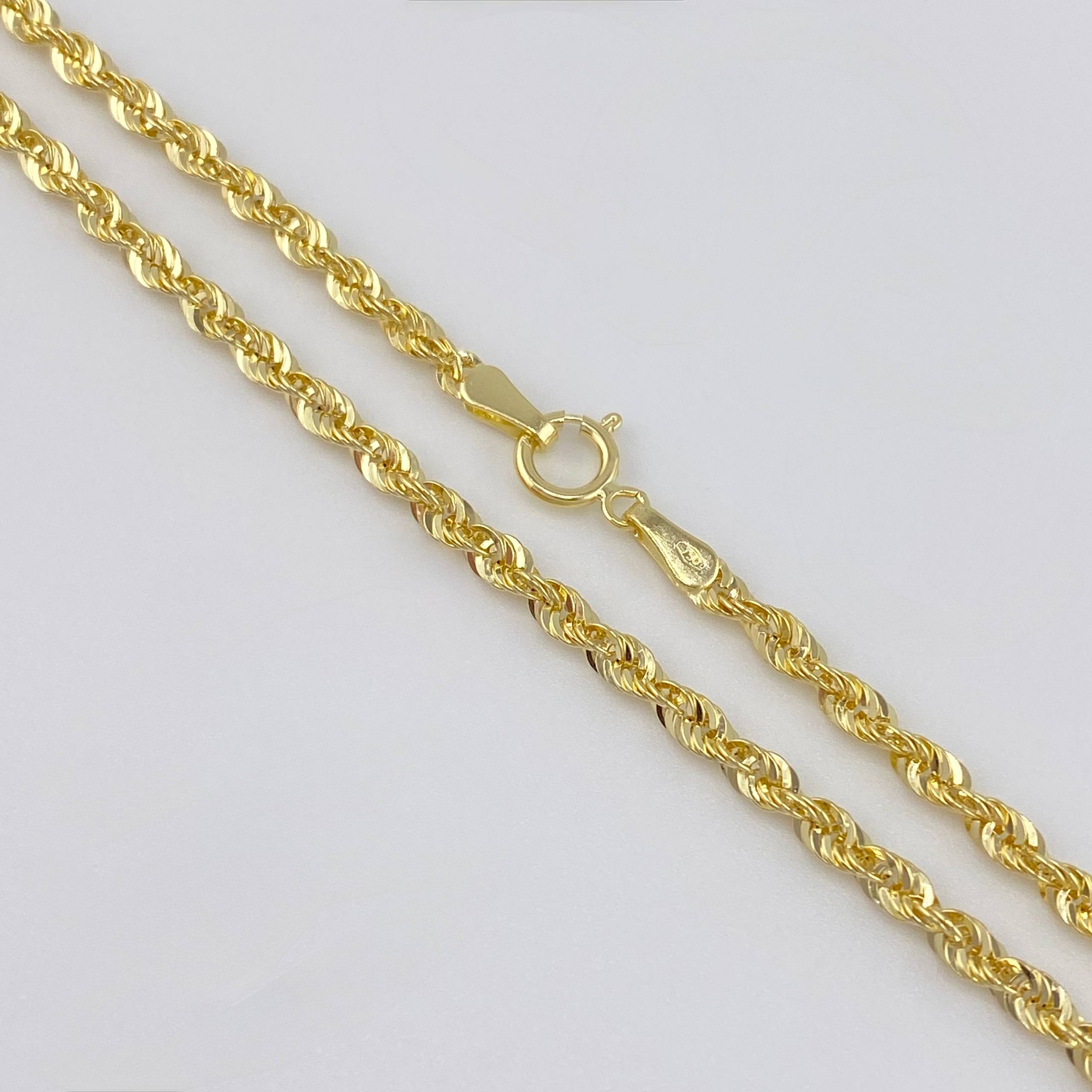 Cadena Lazo 4gr / 23 1/2 in / 2.65mm Oro Amarillo +3 18K